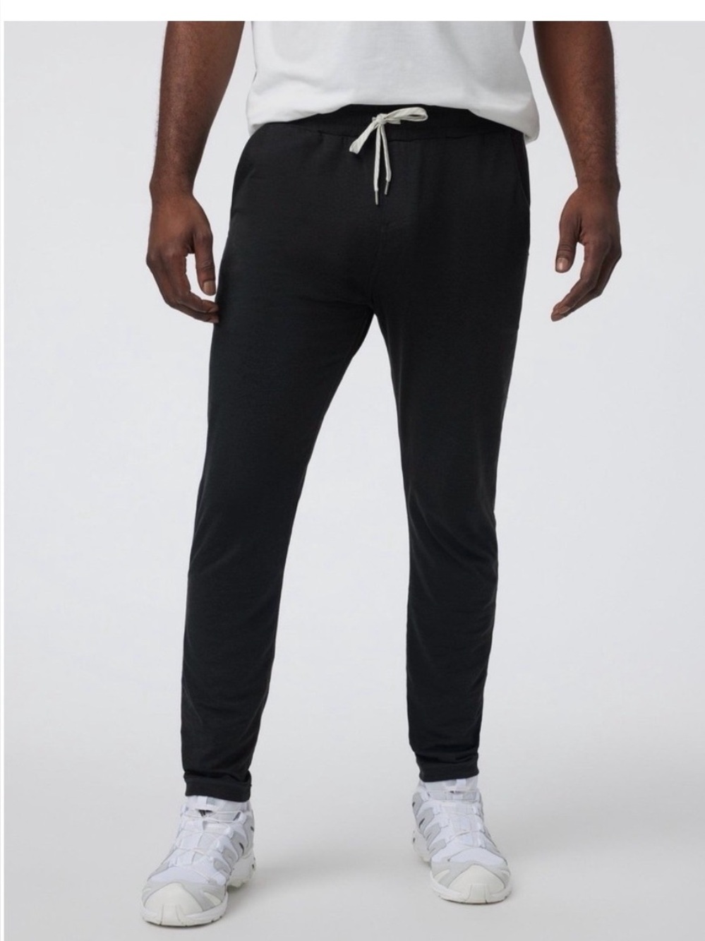 Vuori Ponto Performance Pants Heather Black Size Small